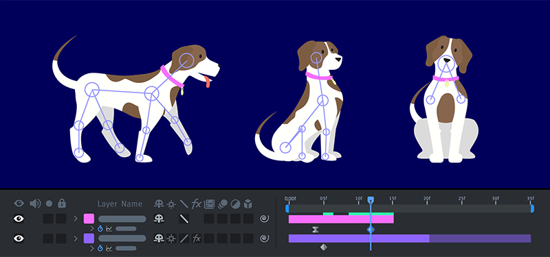 Thumbnail Character animation met Adobe After Effects