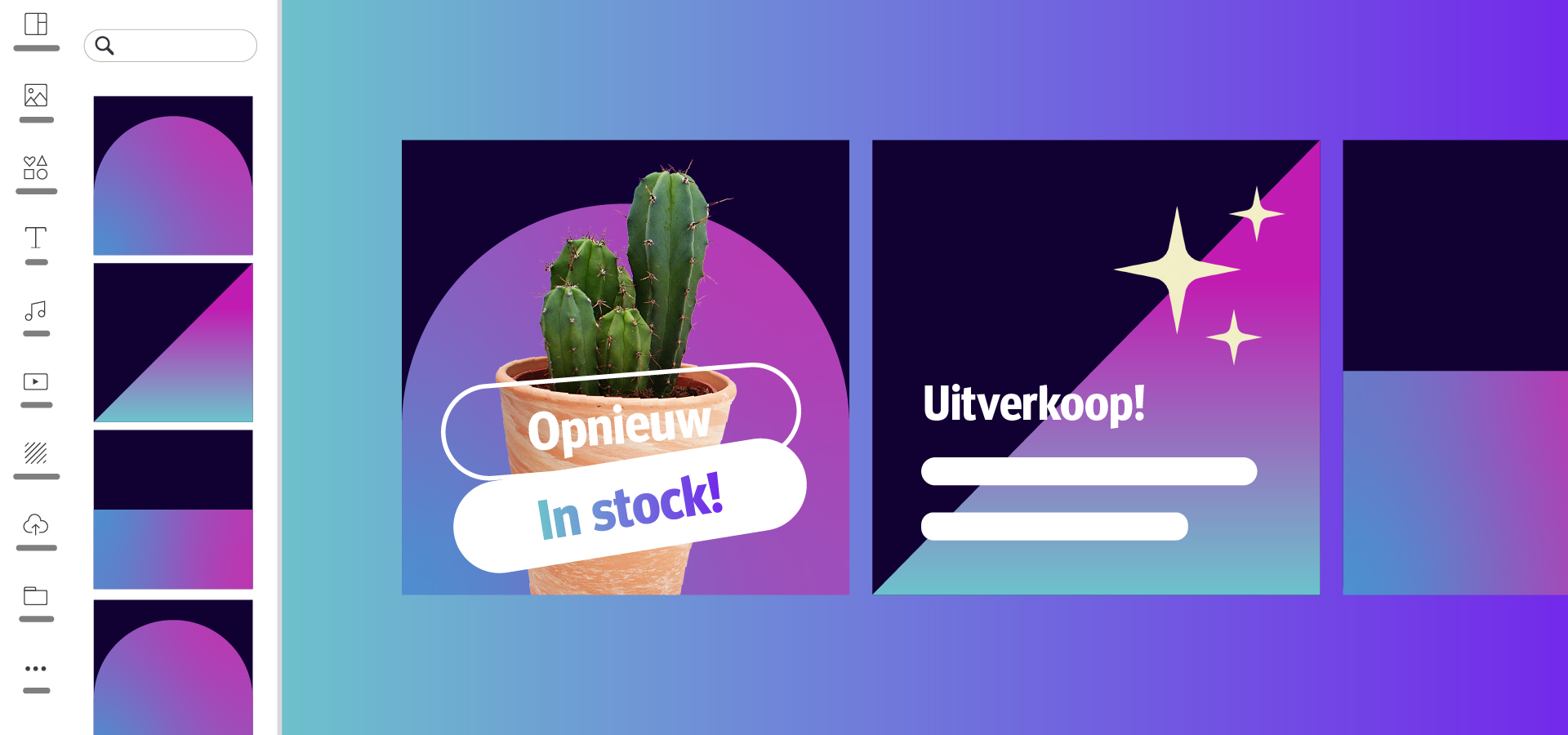 Training Social media content met Canva